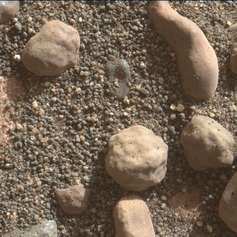 Nasa's Mars rover Curiosity acquired this image using its Mars Hand Lens Imager (MAHLI) on Sol 1806