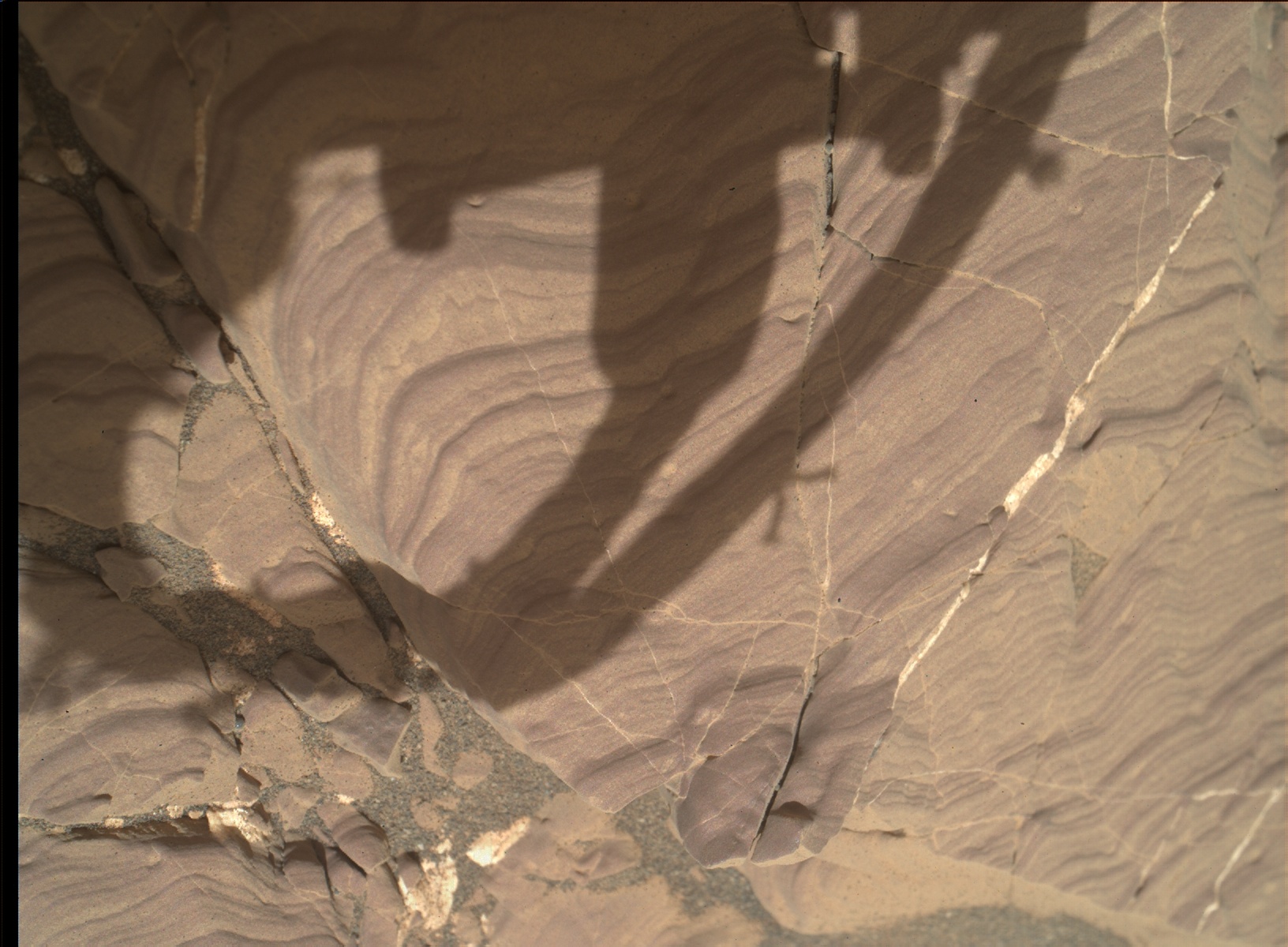 Nasa's Mars rover Curiosity acquired this image using its Mars Hand Lens Imager (MAHLI) on Sol 1811