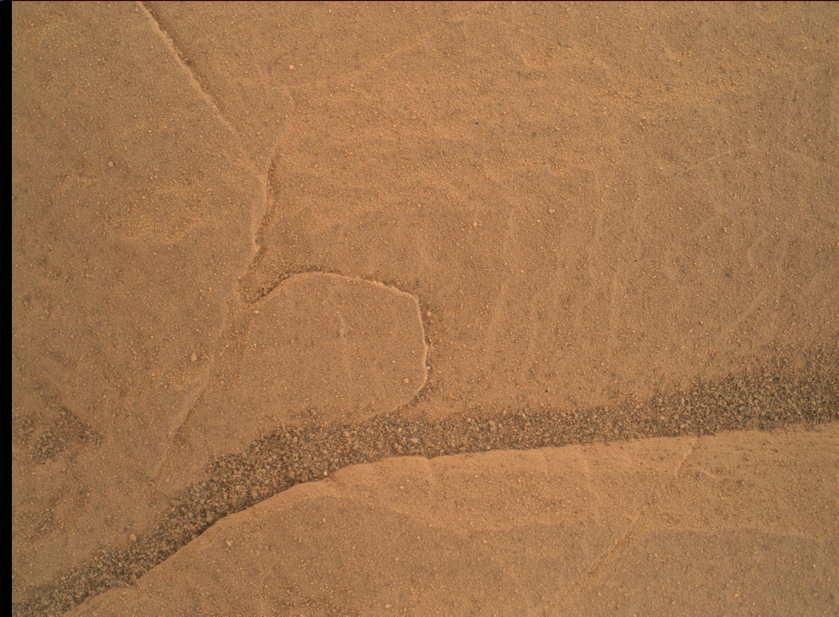 Nasa's Mars rover Curiosity acquired this image using its Mars Hand Lens Imager (MAHLI) on Sol 1814