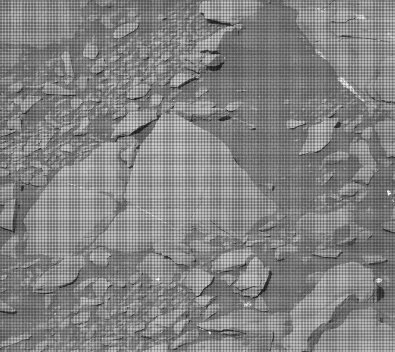 Nasa's Mars rover Curiosity acquired this image using its Mast Camera (Mastcam) on Sol 1817