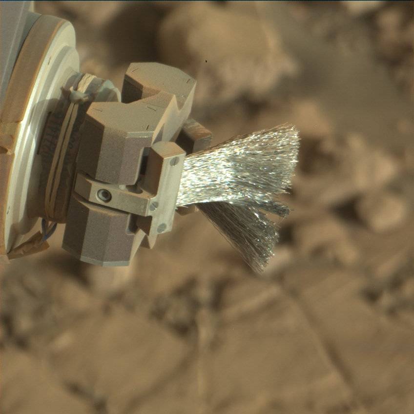 Nasa's Mars rover Curiosity acquired this image using its Mast Camera (Mastcam) on Sol 1818