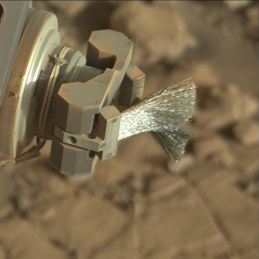 Nasa's Mars rover Curiosity acquired this image using its Mast Camera (Mastcam) on Sol 1818