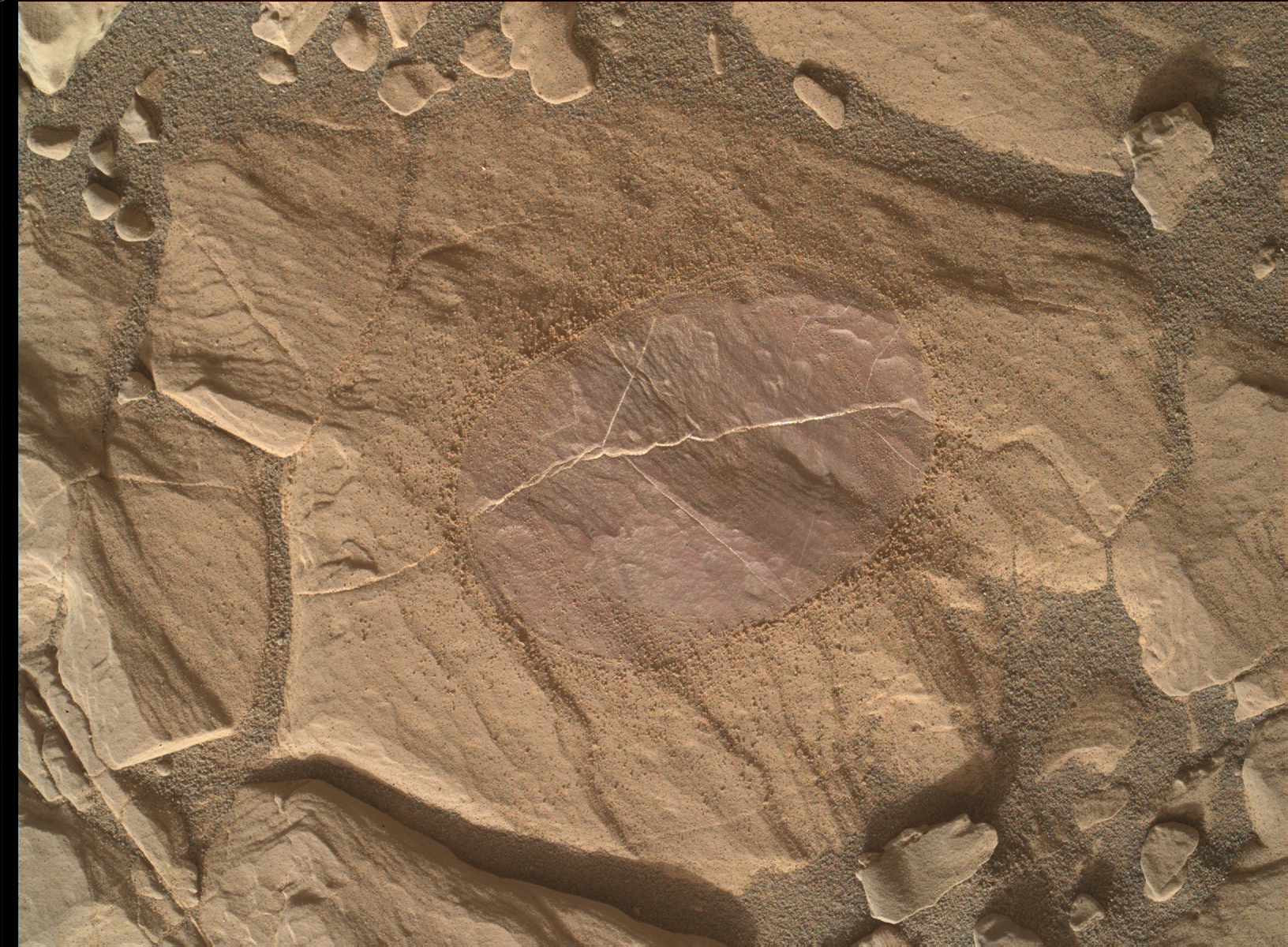 Sol 1820: What lay beneath