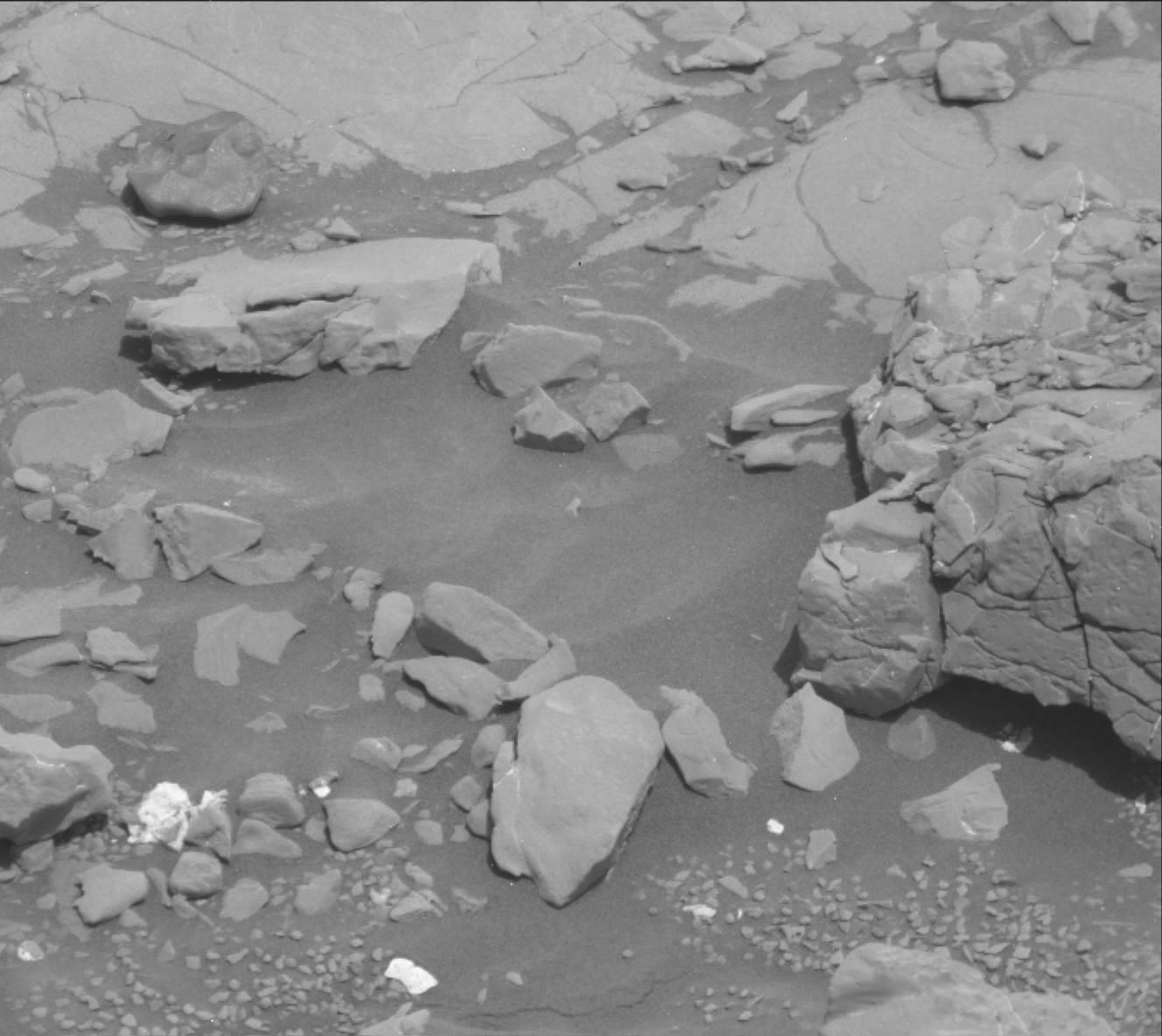 Nasa's Mars rover Curiosity acquired this image using its Mast Camera (Mastcam) on Sol 1821