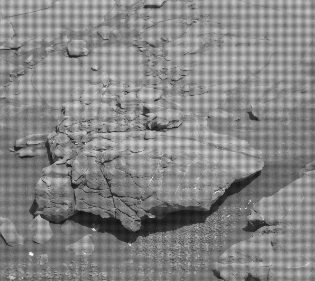 Nasa's Mars rover Curiosity acquired this image using its Mast Camera (Mastcam) on Sol 1821