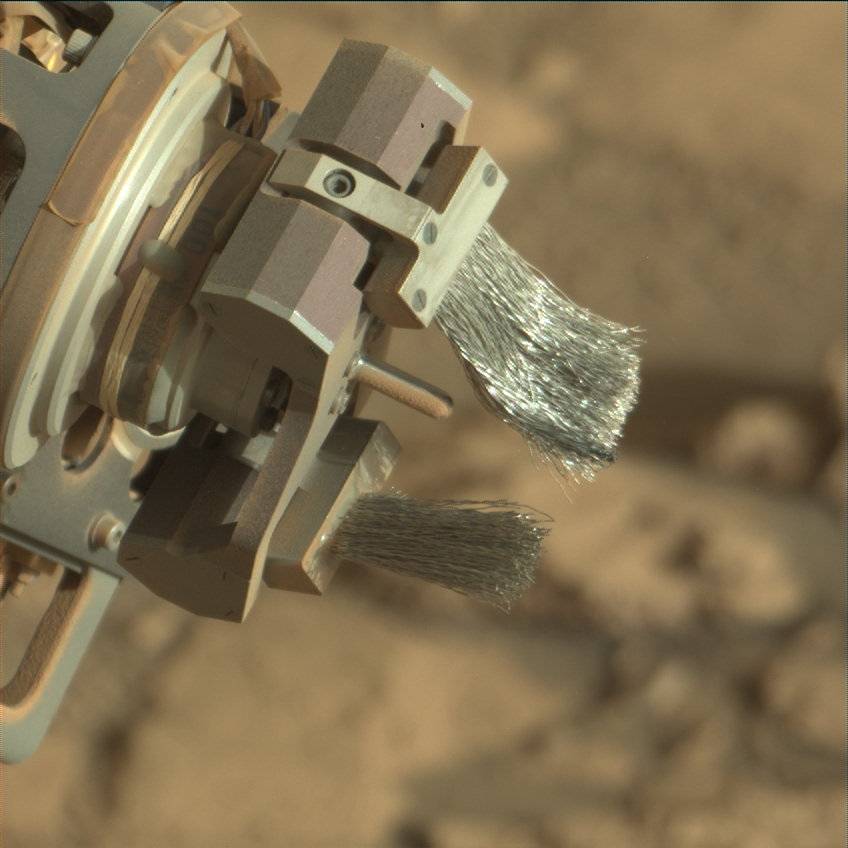 Nasa's Mars rover Curiosity acquired this image using its Mast Camera (Mastcam) on Sol 1824