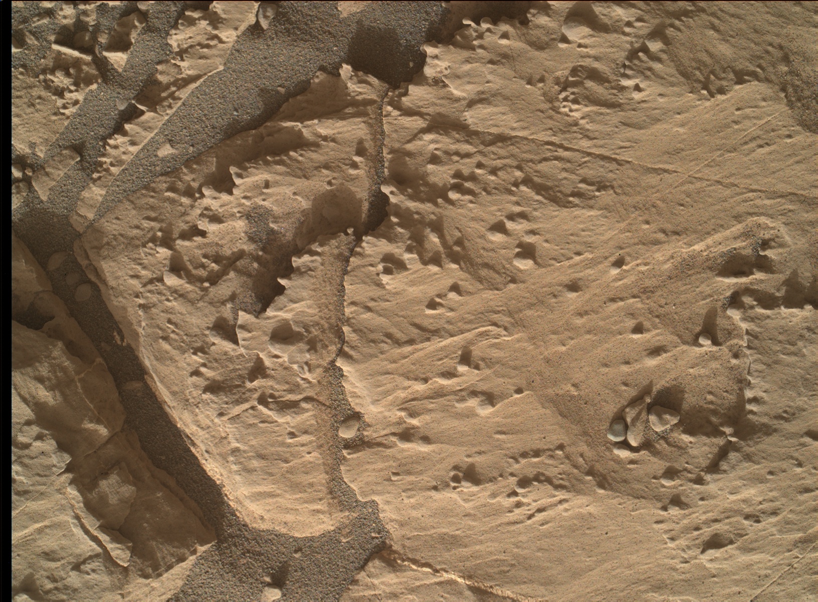 Nasa's Mars rover Curiosity acquired this image using its Mars Hand Lens Imager (MAHLI) on Sol 1824