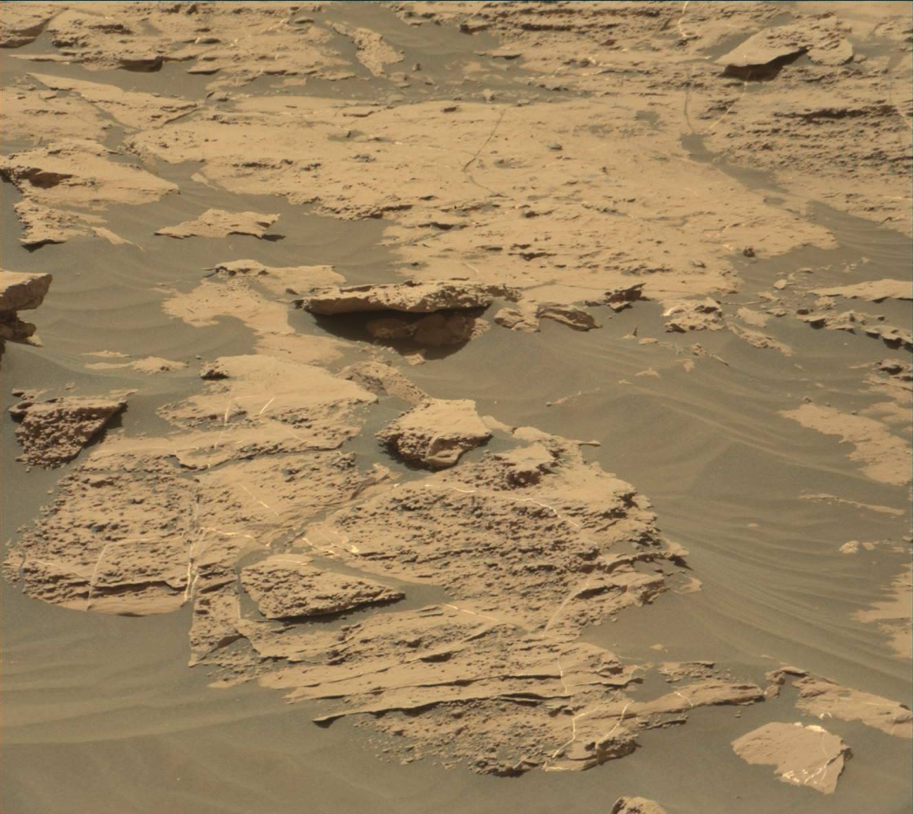 Nasa's Mars rover Curiosity acquired this image using its Mast Camera (Mastcam) on Sol 1828