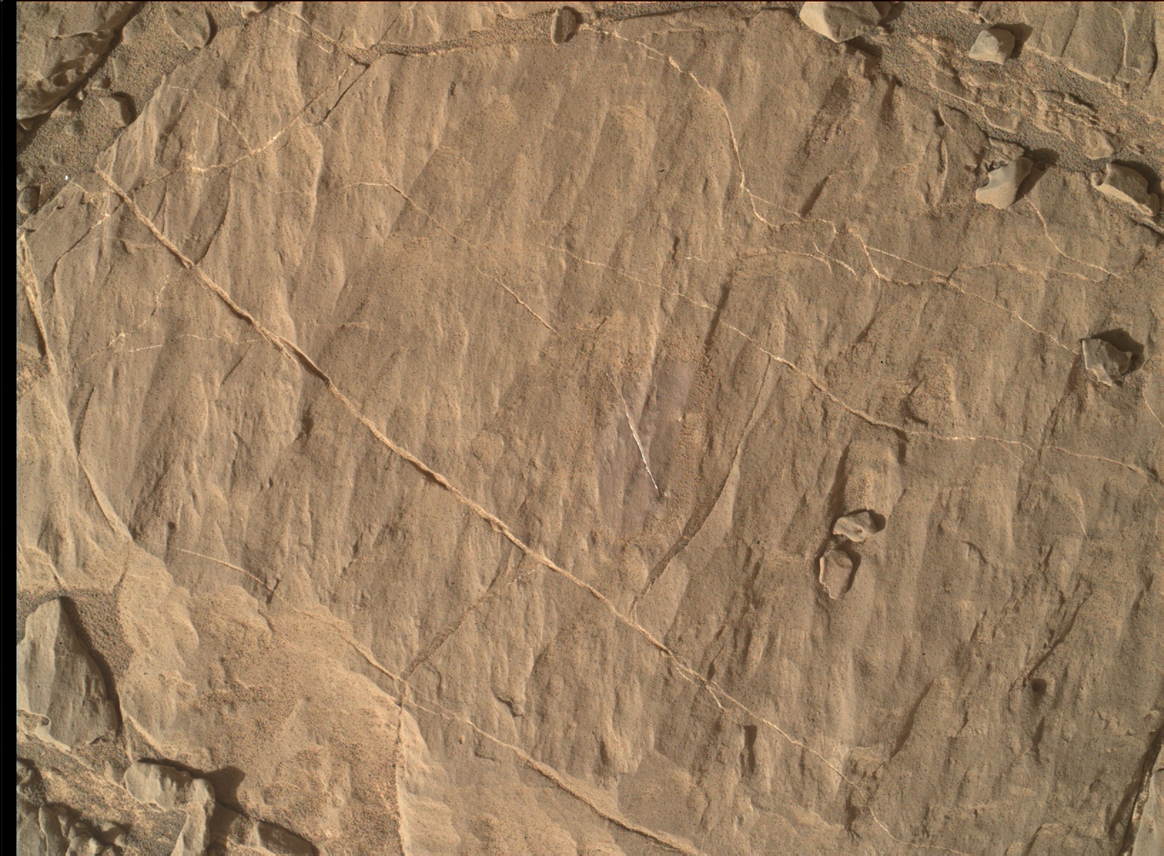 Nasa's Mars rover Curiosity acquired this image using its Mars Hand Lens Imager (MAHLI) on Sol 1836