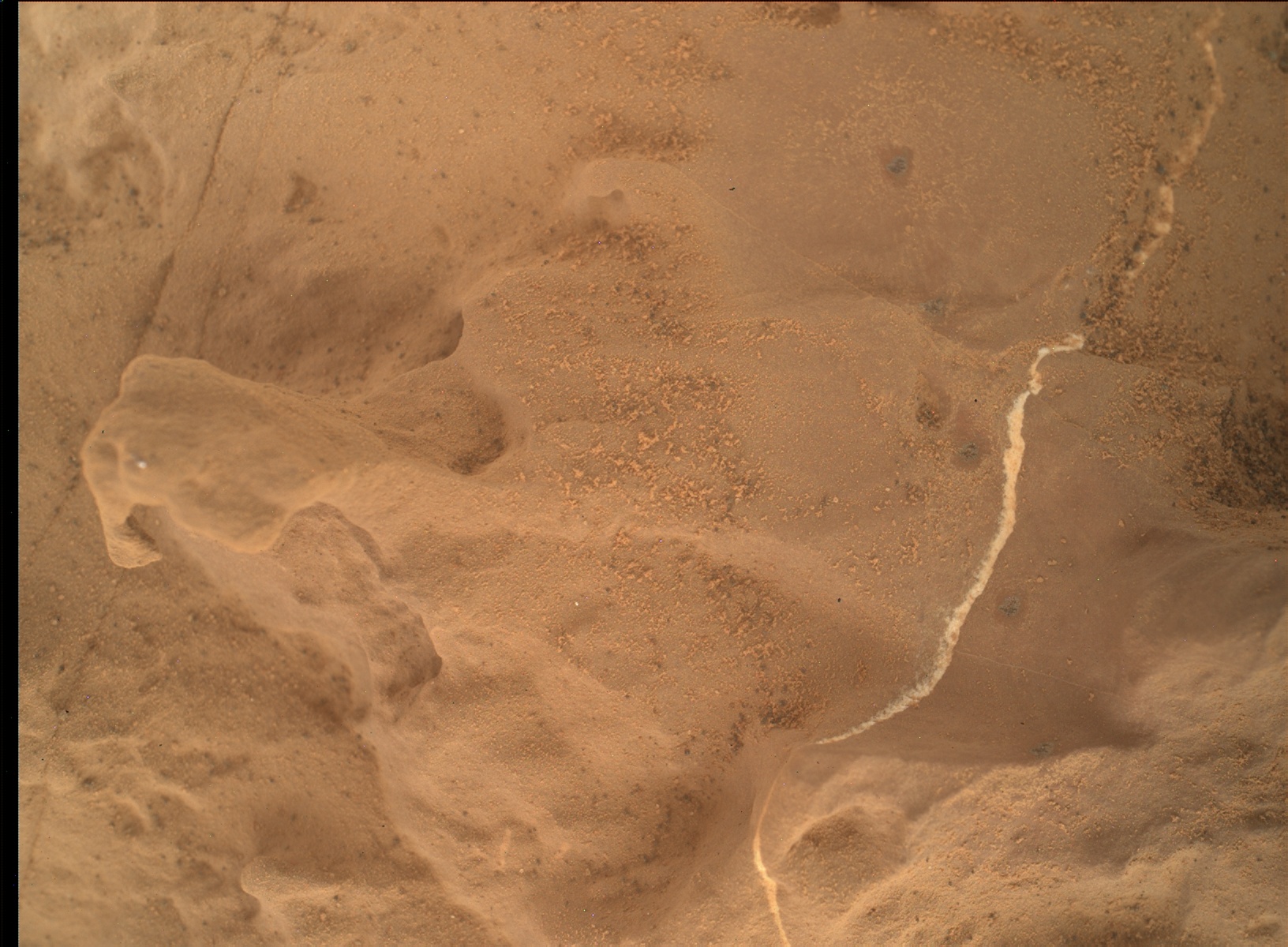 Nasa's Mars rover Curiosity acquired this image using its Mars Hand Lens Imager (MAHLI) on Sol 1838