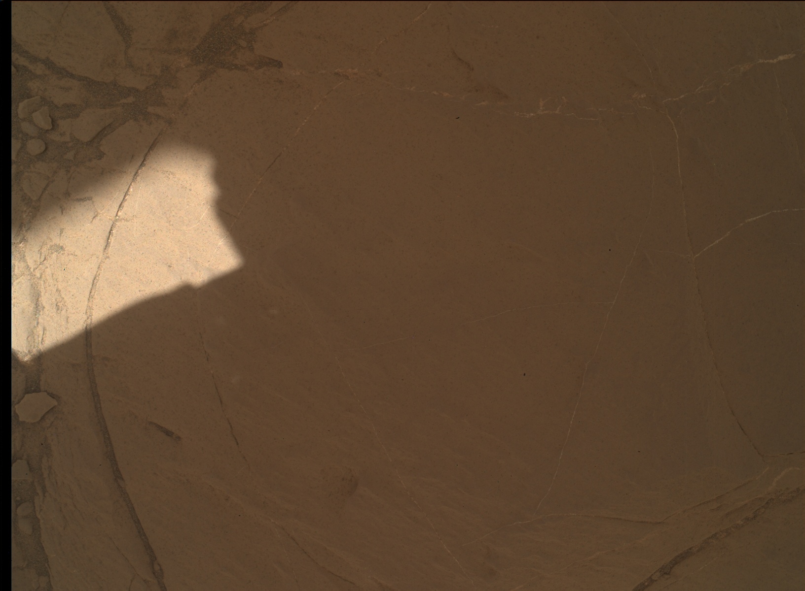 Nasa's Mars rover Curiosity acquired this image using its Mars Hand Lens Imager (MAHLI) on Sol 1848