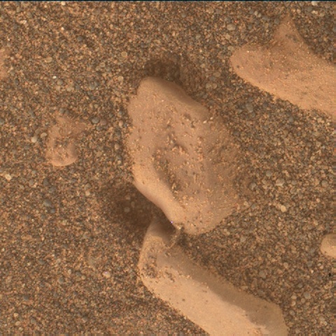 Nasa's Mars rover Curiosity acquired this image using its Mars Hand Lens Imager (MAHLI) on Sol 1850