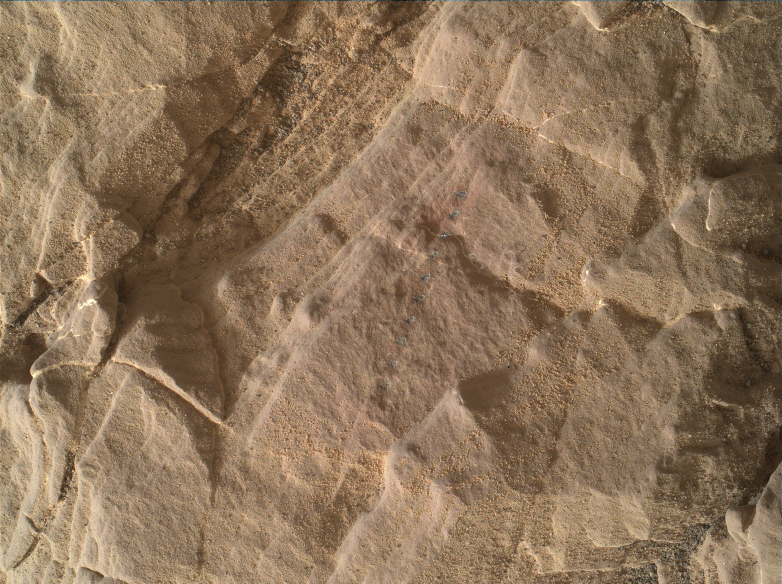 Nasa's Mars rover Curiosity acquired this image using its Mars Hand Lens Imager (MAHLI) on Sol 1852