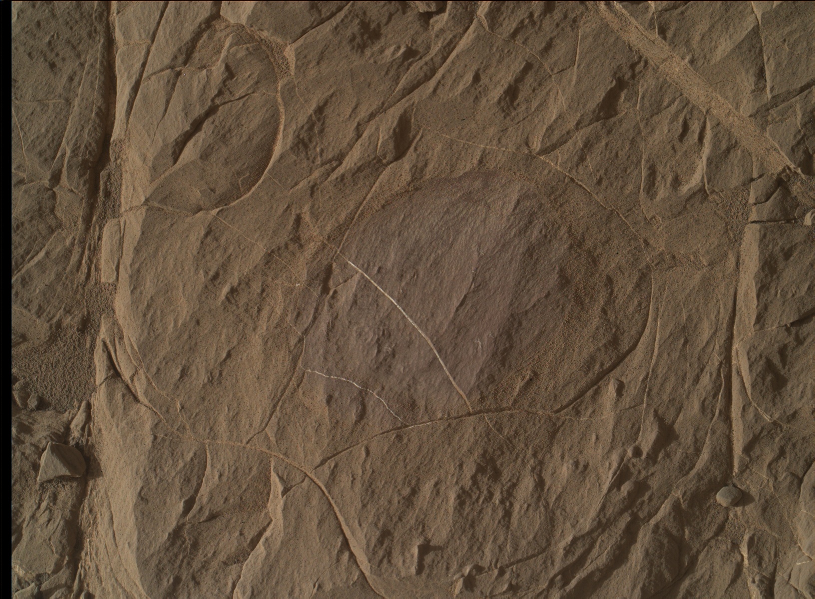 Nasa's Mars rover Curiosity acquired this image using its Mars Hand Lens Imager (MAHLI) on Sol 1863