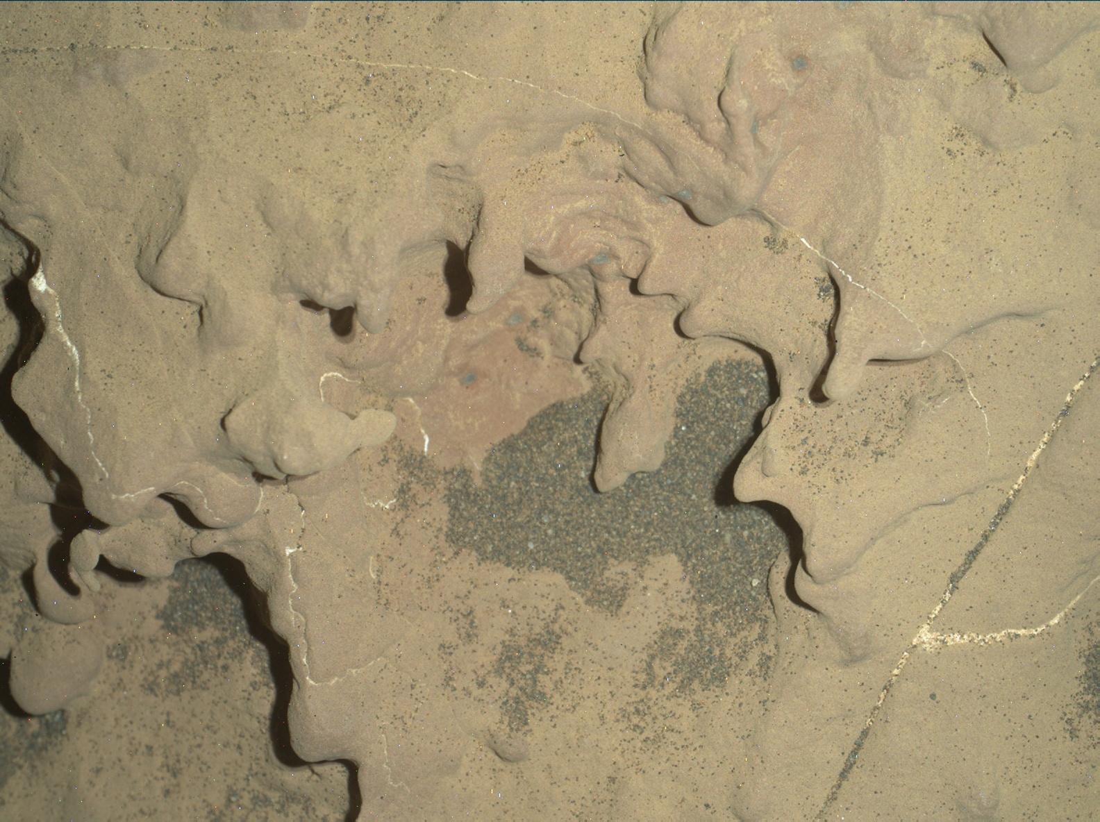 Nasa's Mars rover Curiosity acquired this image using its Mars Hand Lens Imager (MAHLI) on Sol 1865