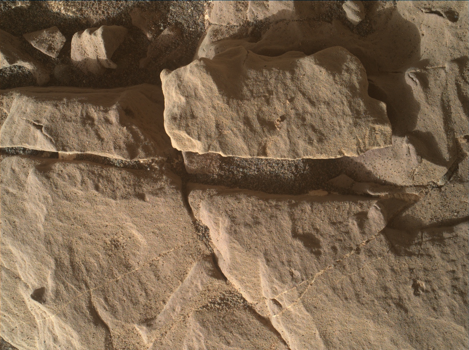 Nasa's Mars rover Curiosity acquired this image using its Mars Hand Lens Imager (MAHLI) on Sol 1867