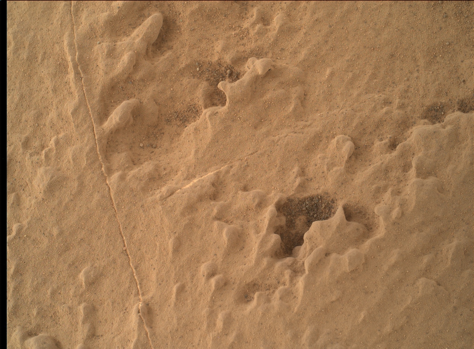 Nasa's Mars rover Curiosity acquired this image using its Mars Hand Lens Imager (MAHLI) on Sol 1868