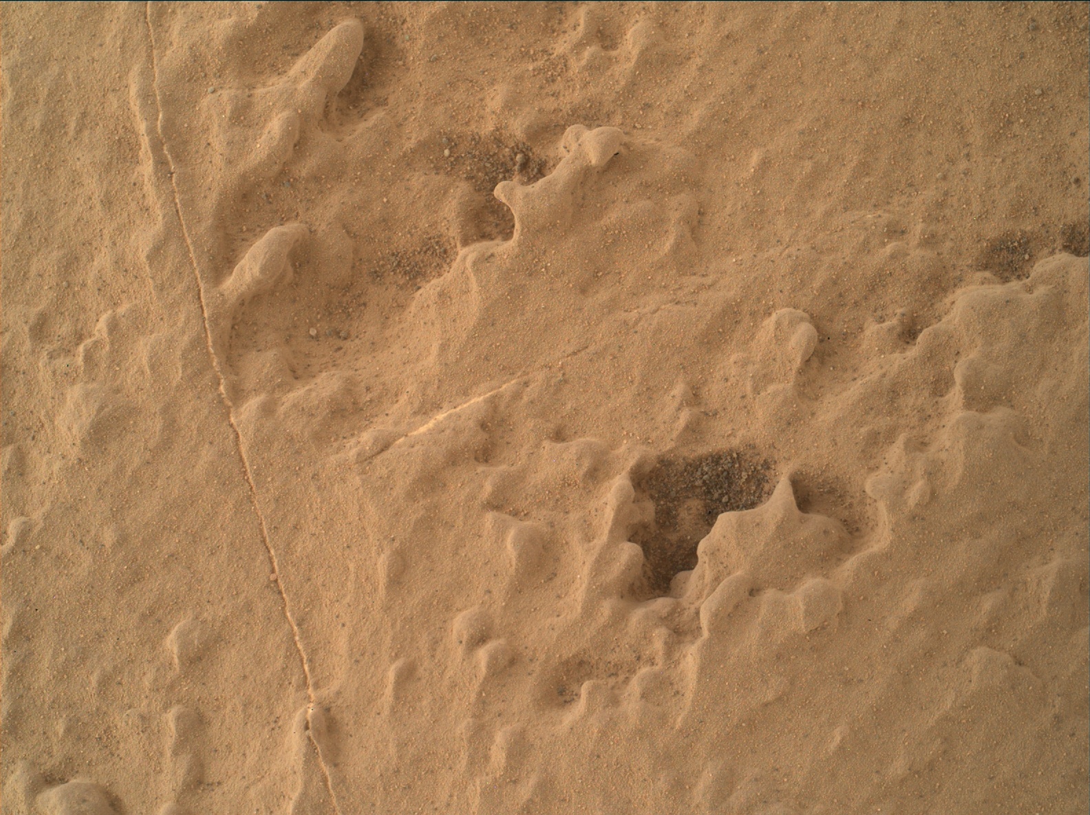 Nasa's Mars rover Curiosity acquired this image using its Mars Hand Lens Imager (MAHLI) on Sol 1869