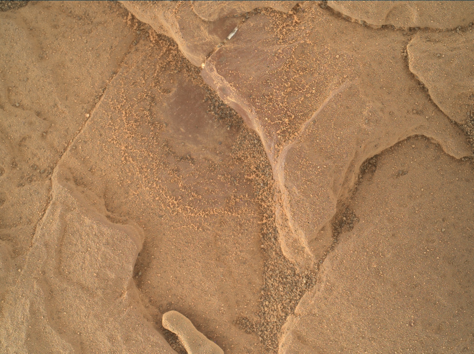 Nasa's Mars rover Curiosity acquired this image using its Mars Hand Lens Imager (MAHLI) on Sol 1870