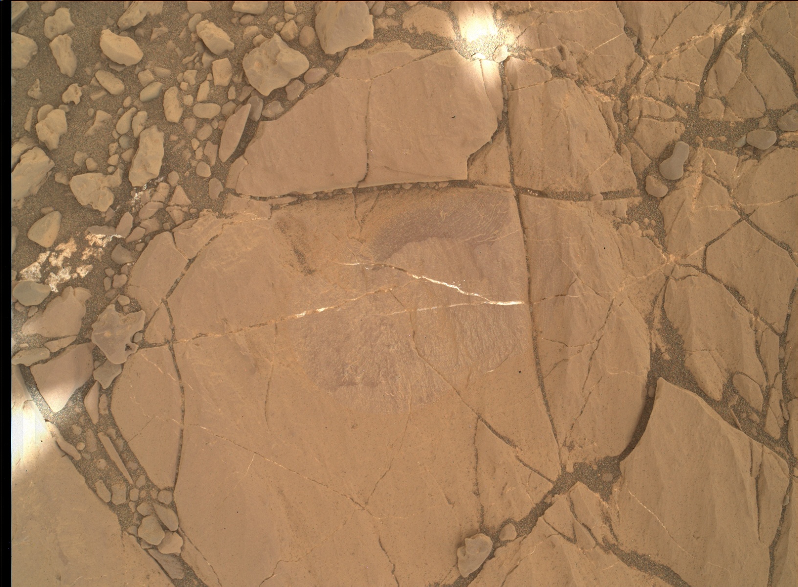 Nasa's Mars rover Curiosity acquired this image using its Mars Hand Lens Imager (MAHLI) on Sol 1875