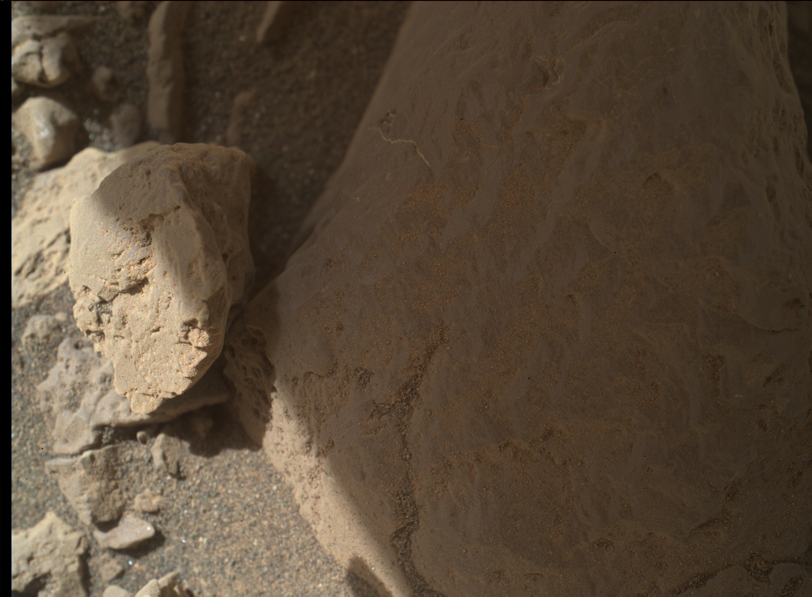 Nasa's Mars rover Curiosity acquired this image using its Mars Hand Lens Imager (MAHLI) on Sol 1875