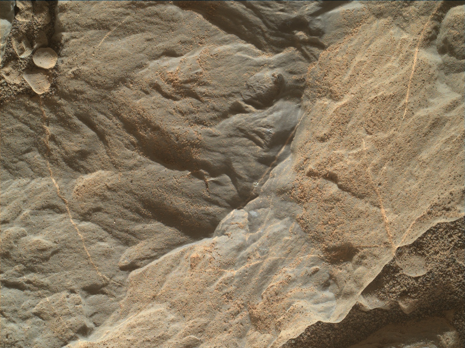 Nasa's Mars rover Curiosity acquired this image using its Mars Hand Lens Imager (MAHLI) on Sol 1881