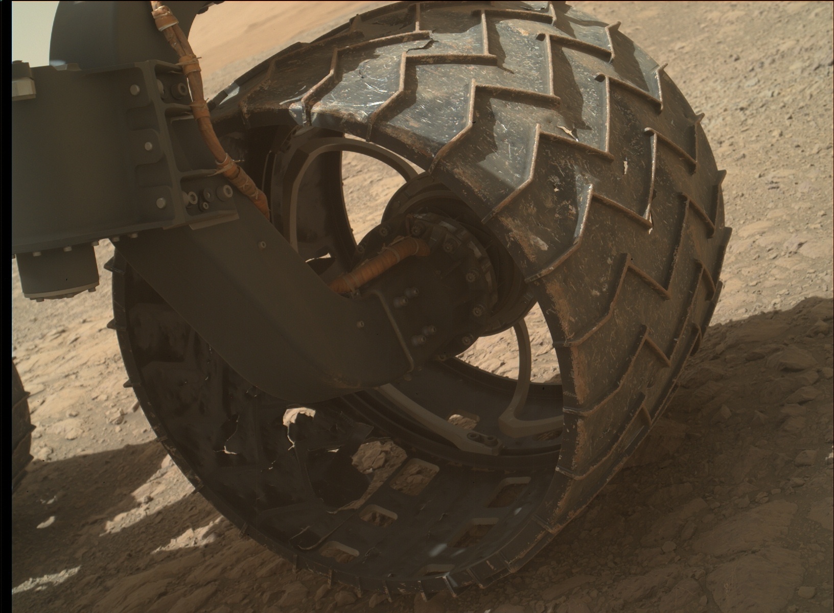 Nasa's Mars rover Curiosity acquired this image using its Mars Hand Lens Imager (MAHLI) on Sol 1887