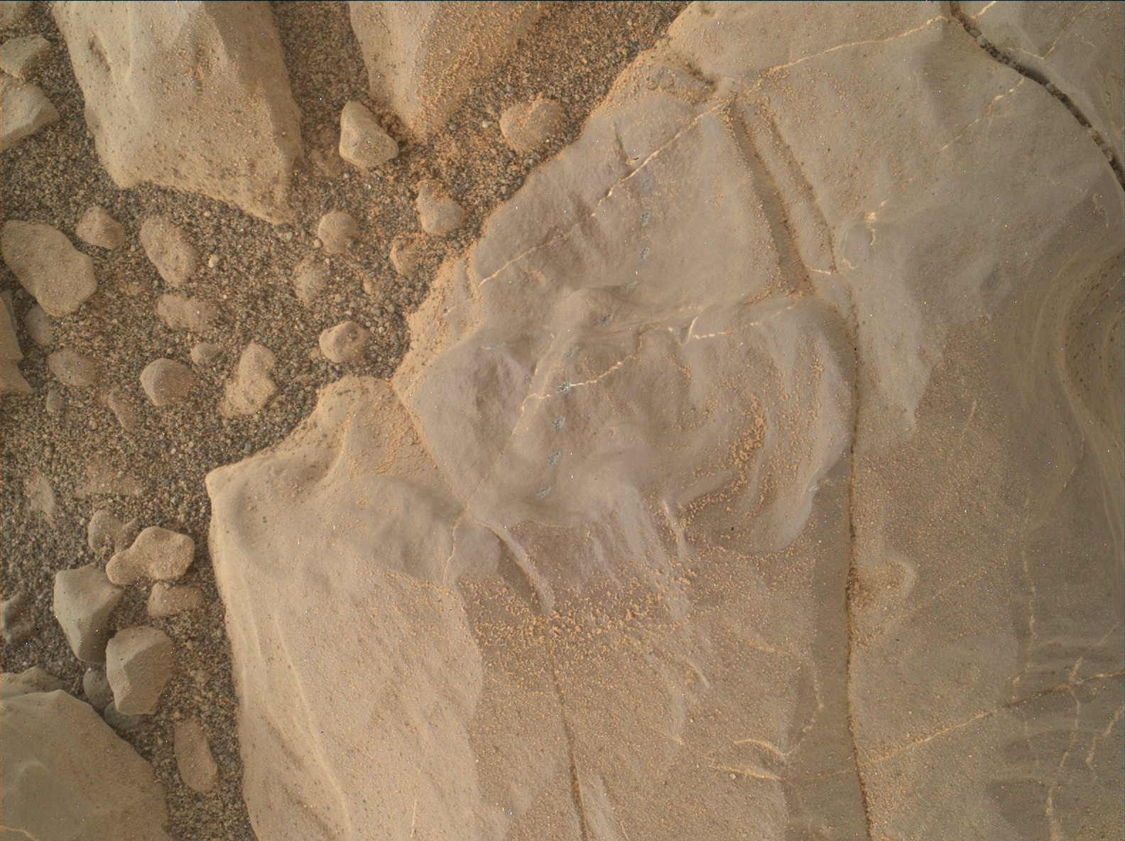 Nasa's Mars rover Curiosity acquired this image using its Mars Hand Lens Imager (MAHLI) on Sol 1907