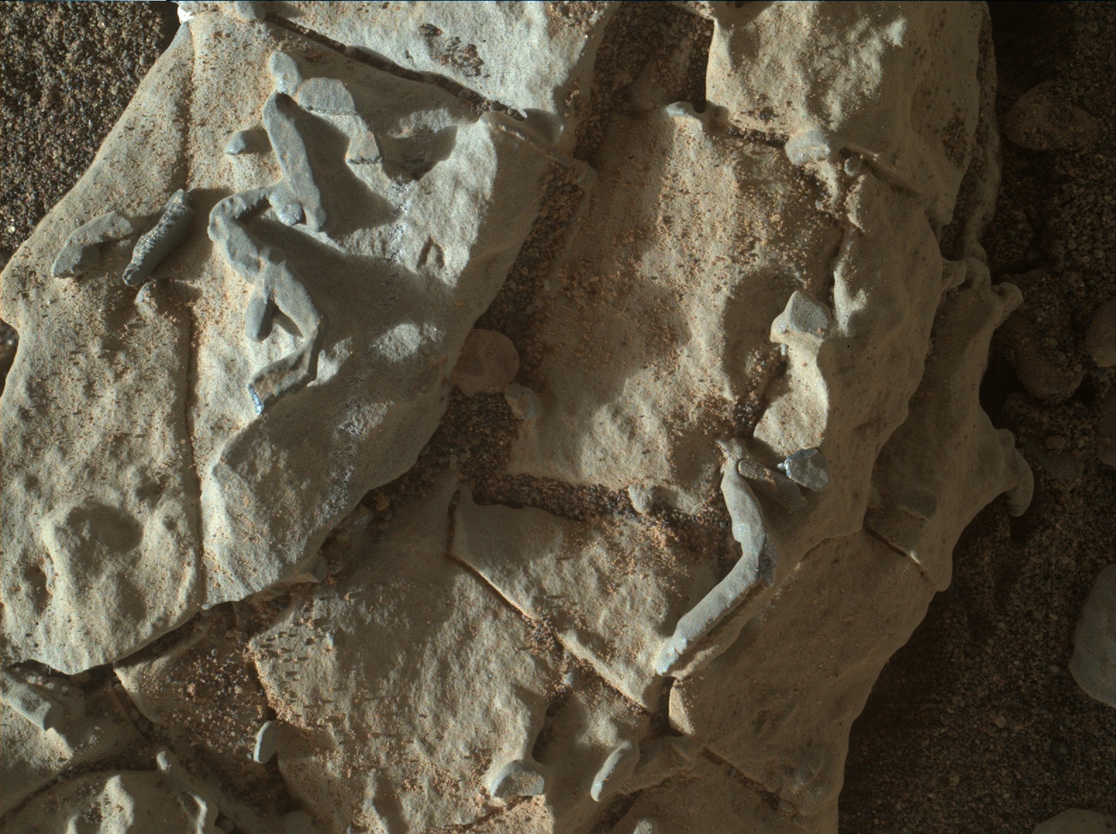 Nasa's Mars rover Curiosity acquired this image using its Mars Hand Lens Imager (MAHLI) on Sol 1923
