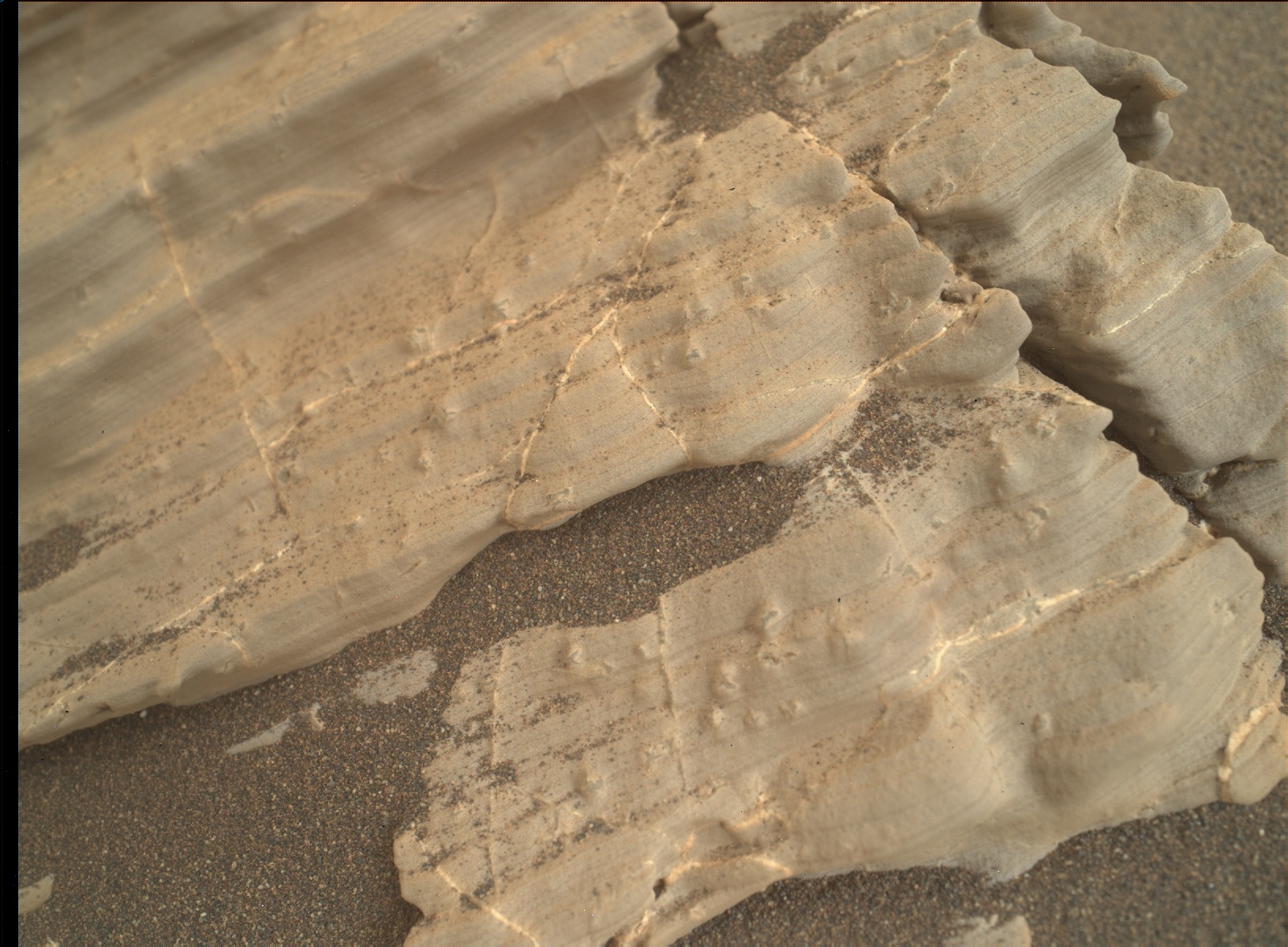 Nasa's Mars rover Curiosity acquired this image using its Mars Hand Lens Imager (MAHLI) on Sol 1925