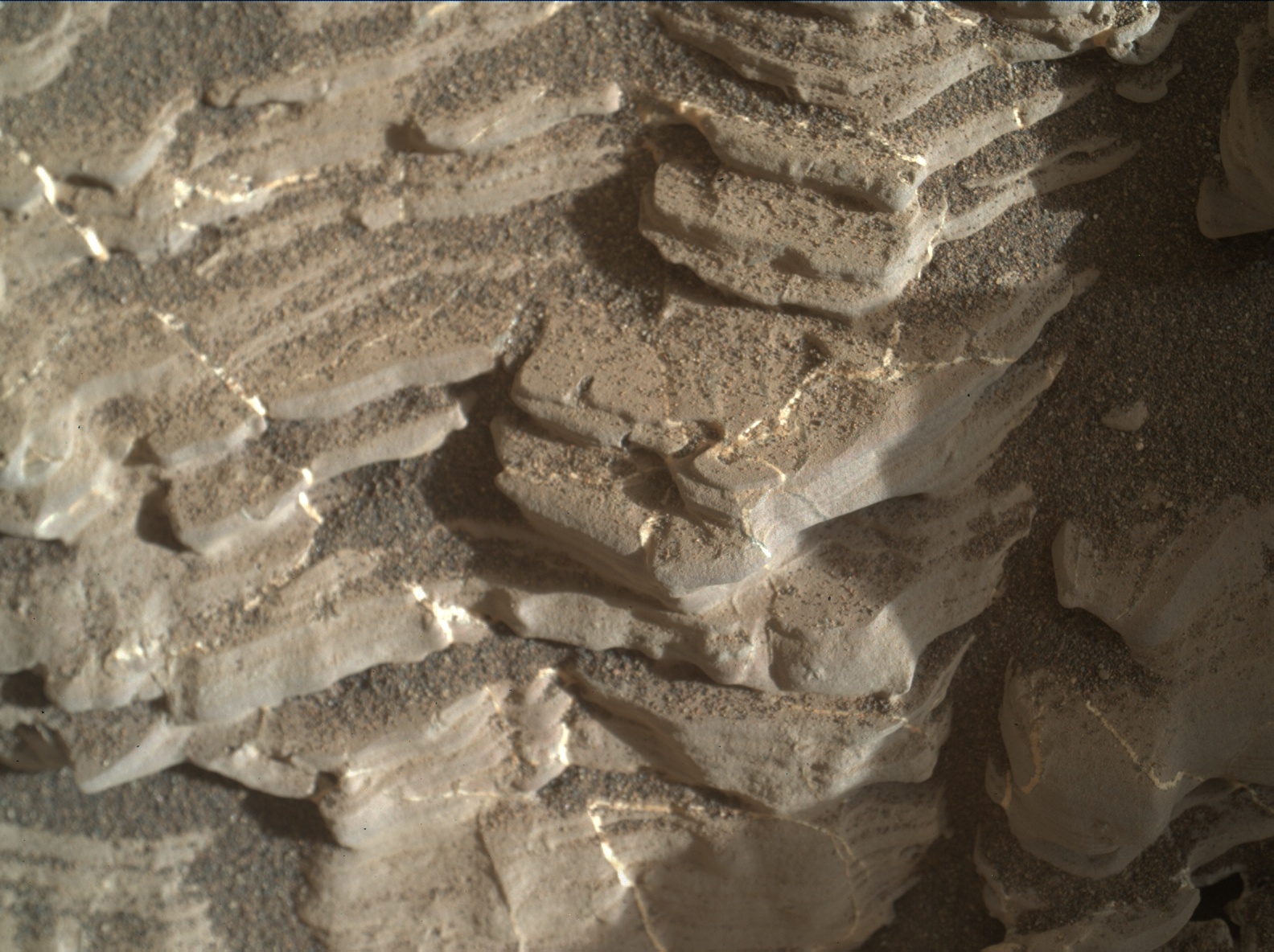 Nasa's Mars rover Curiosity acquired this image using its Mars Hand Lens Imager (MAHLI) on Sol 1925