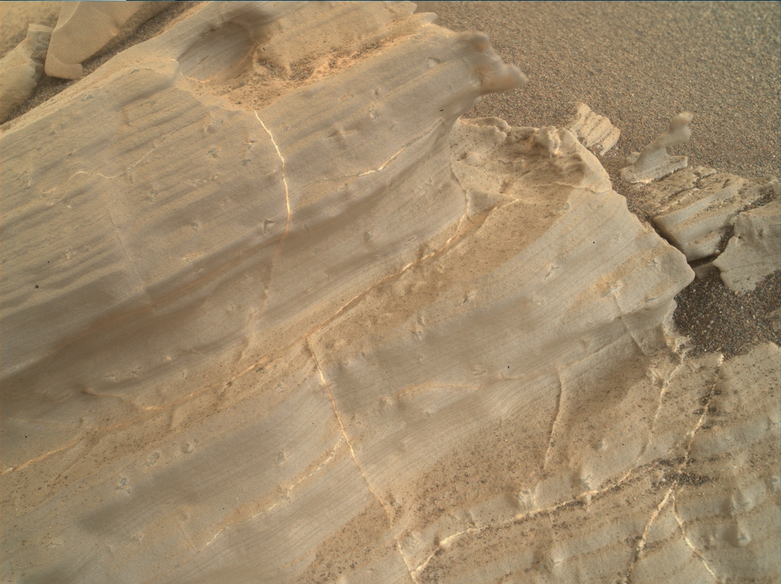 Nasa's Mars rover Curiosity acquired this image using its Mars Hand Lens Imager (MAHLI) on Sol 1926