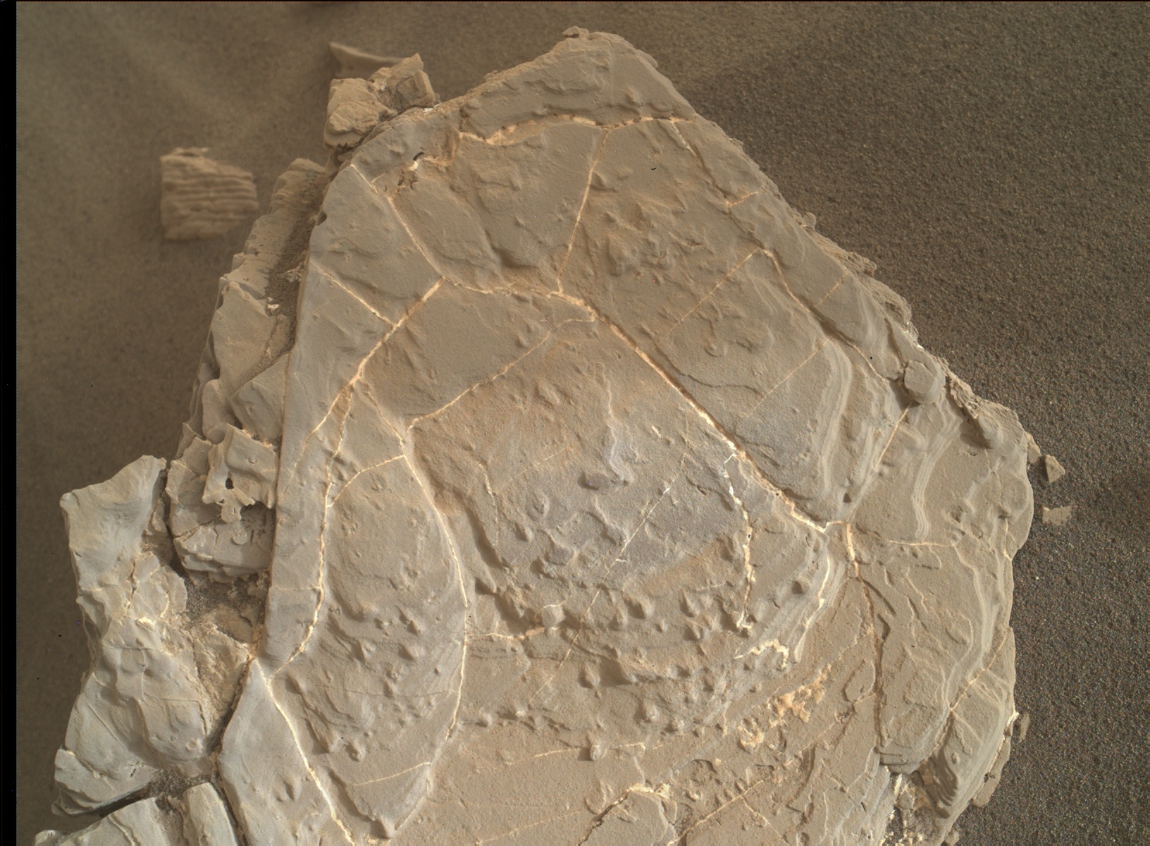 Nasa's Mars rover Curiosity acquired this image using its Mars Hand Lens Imager (MAHLI) on Sol 1927