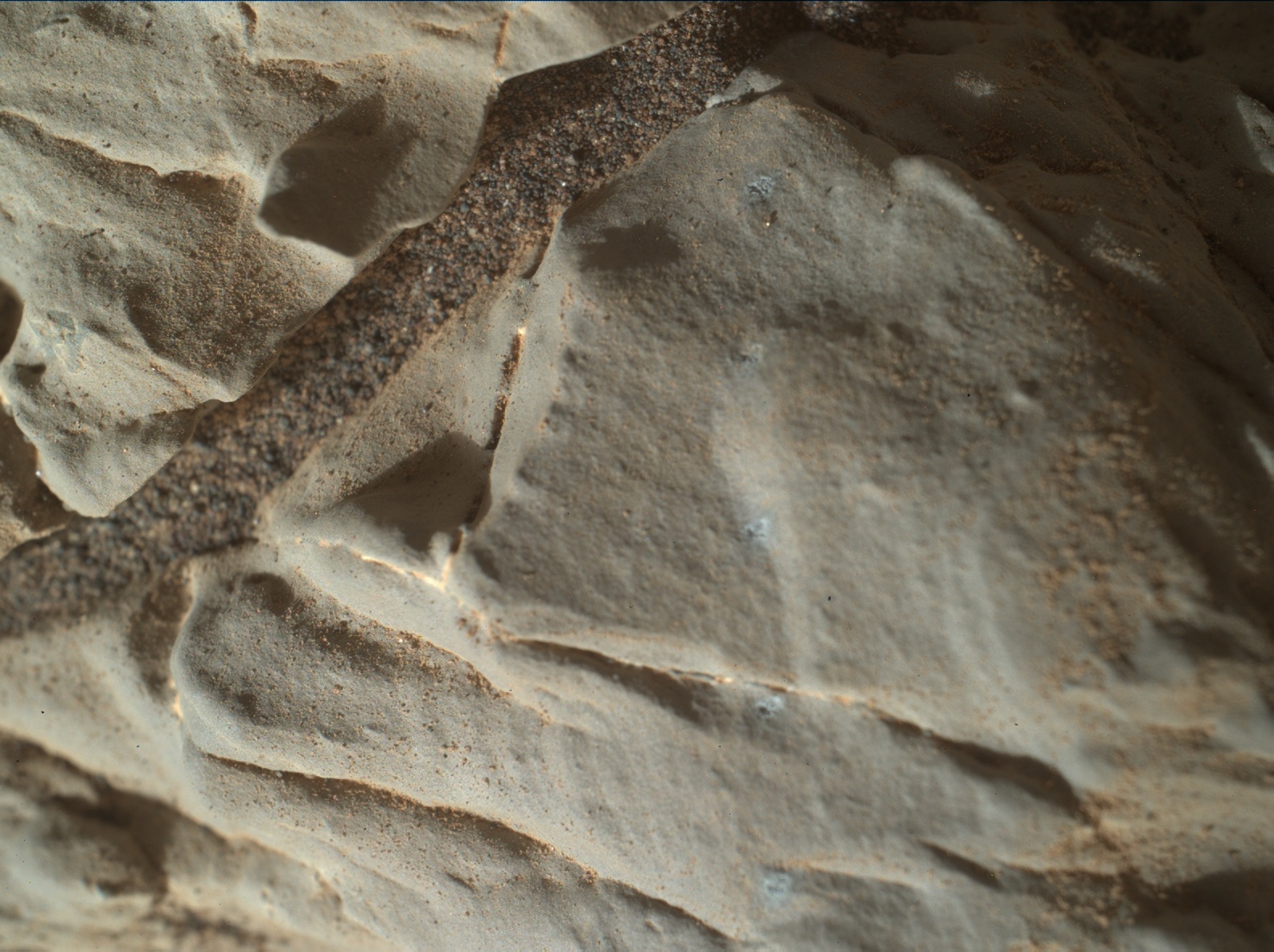Nasa's Mars rover Curiosity acquired this image using its Mars Hand Lens Imager (MAHLI) on Sol 1929