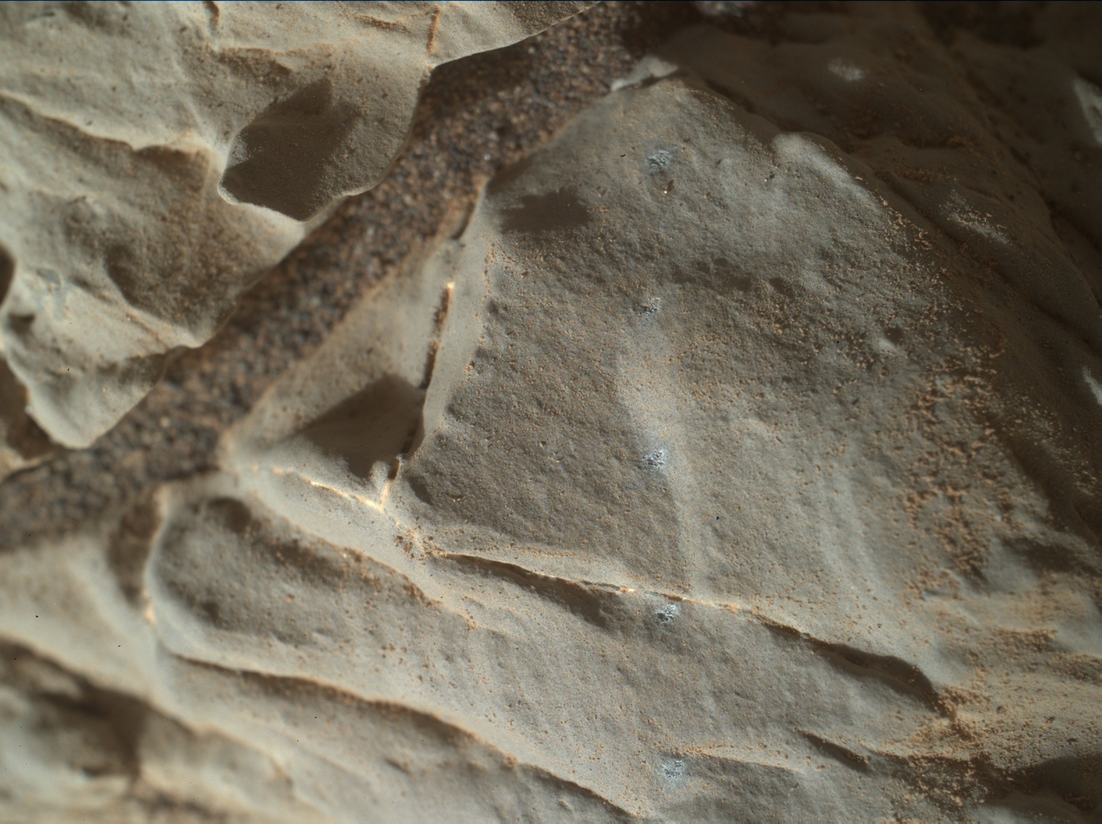 Nasa's Mars rover Curiosity acquired this image using its Mars Hand Lens Imager (MAHLI) on Sol 1929