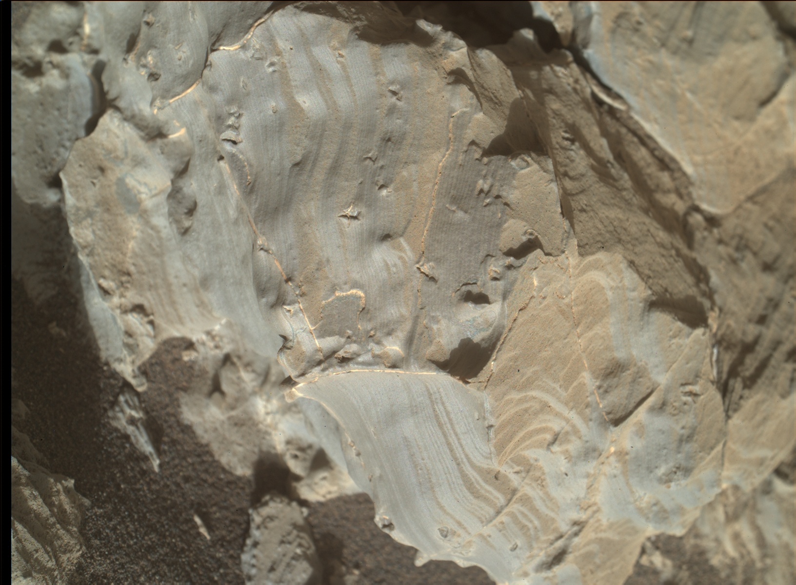 Nasa's Mars rover Curiosity acquired this image using its Mars Hand Lens Imager (MAHLI) on Sol 1932