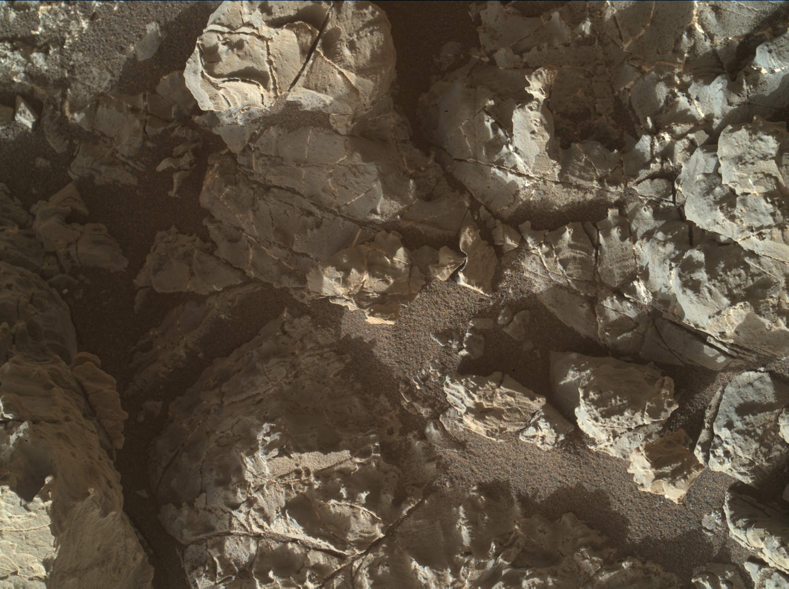 Nasa's Mars rover Curiosity acquired this image using its Mars Hand Lens Imager (MAHLI) on Sol 1932