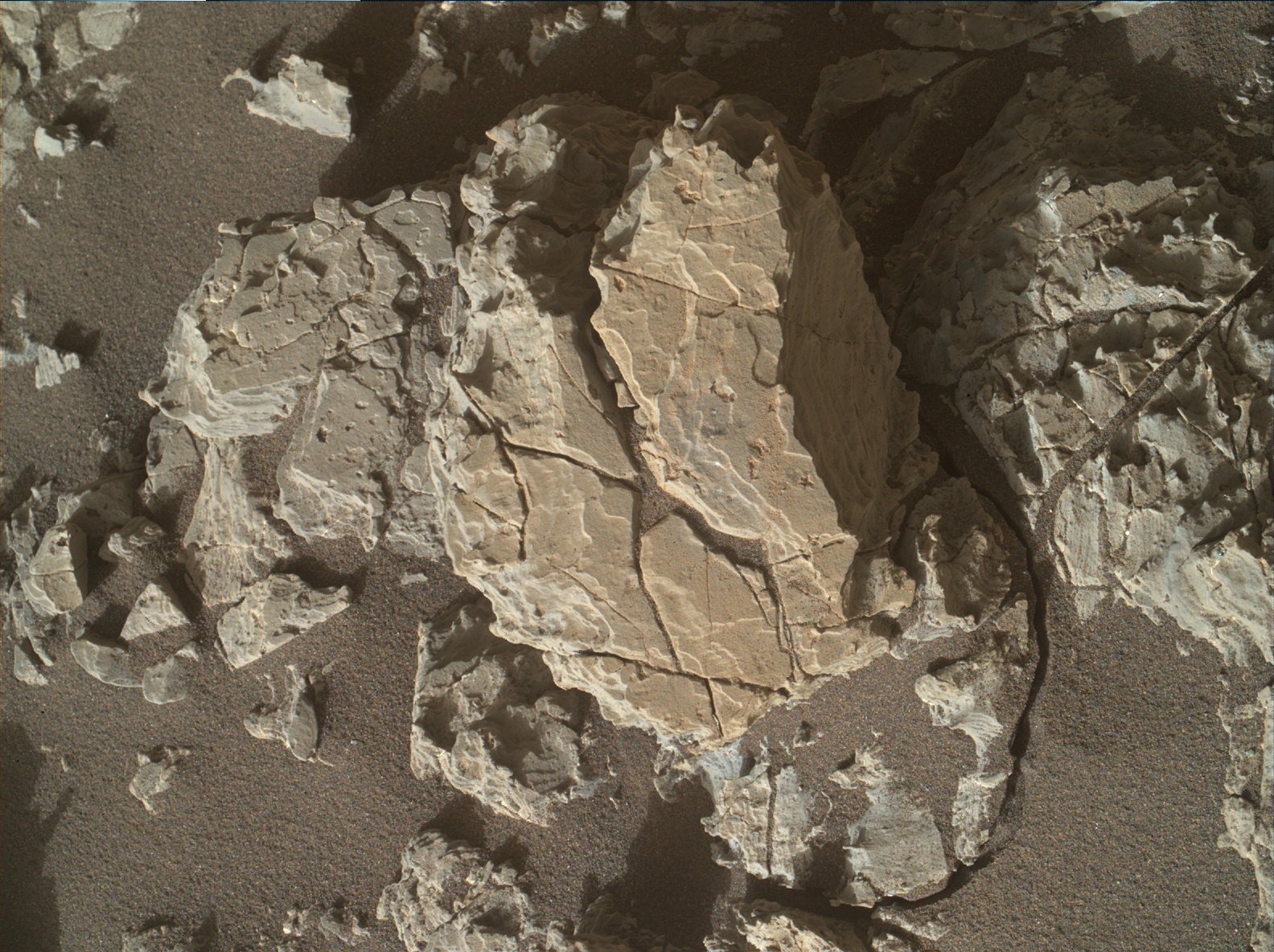 Nasa's Mars rover Curiosity acquired this image using its Mars Hand Lens Imager (MAHLI) on Sol 1933