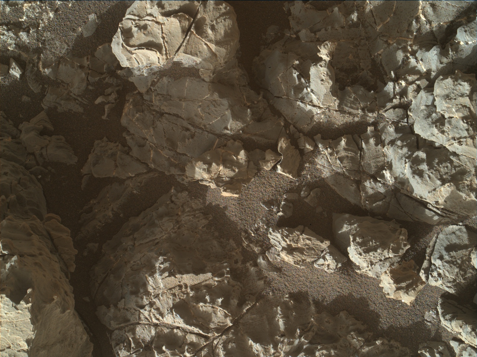 Nasa's Mars rover Curiosity acquired this image using its Mars Hand Lens Imager (MAHLI) on Sol 1933