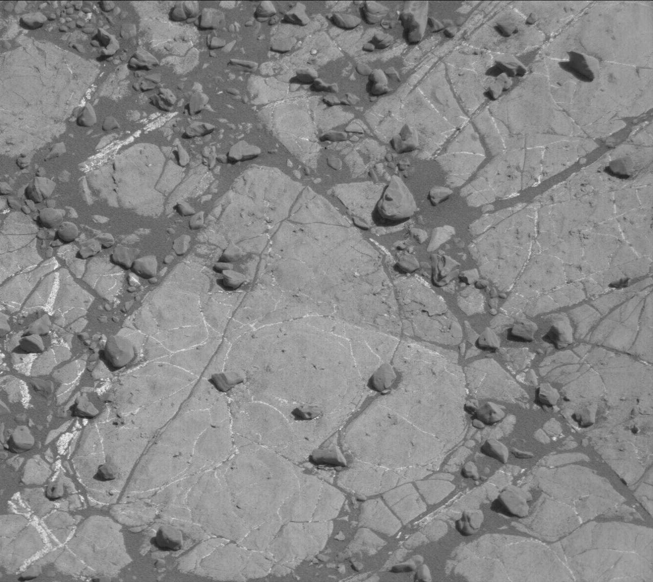 Nasa's Mars rover Curiosity acquired this image using its Mast Camera (Mastcam) on Sol 1936