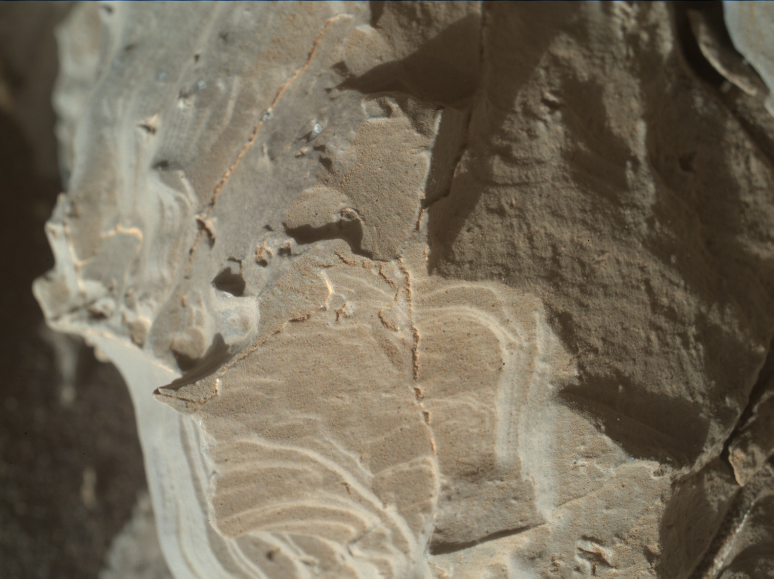 Nasa's Mars rover Curiosity acquired this image using its Mars Hand Lens Imager (MAHLI) on Sol 1938