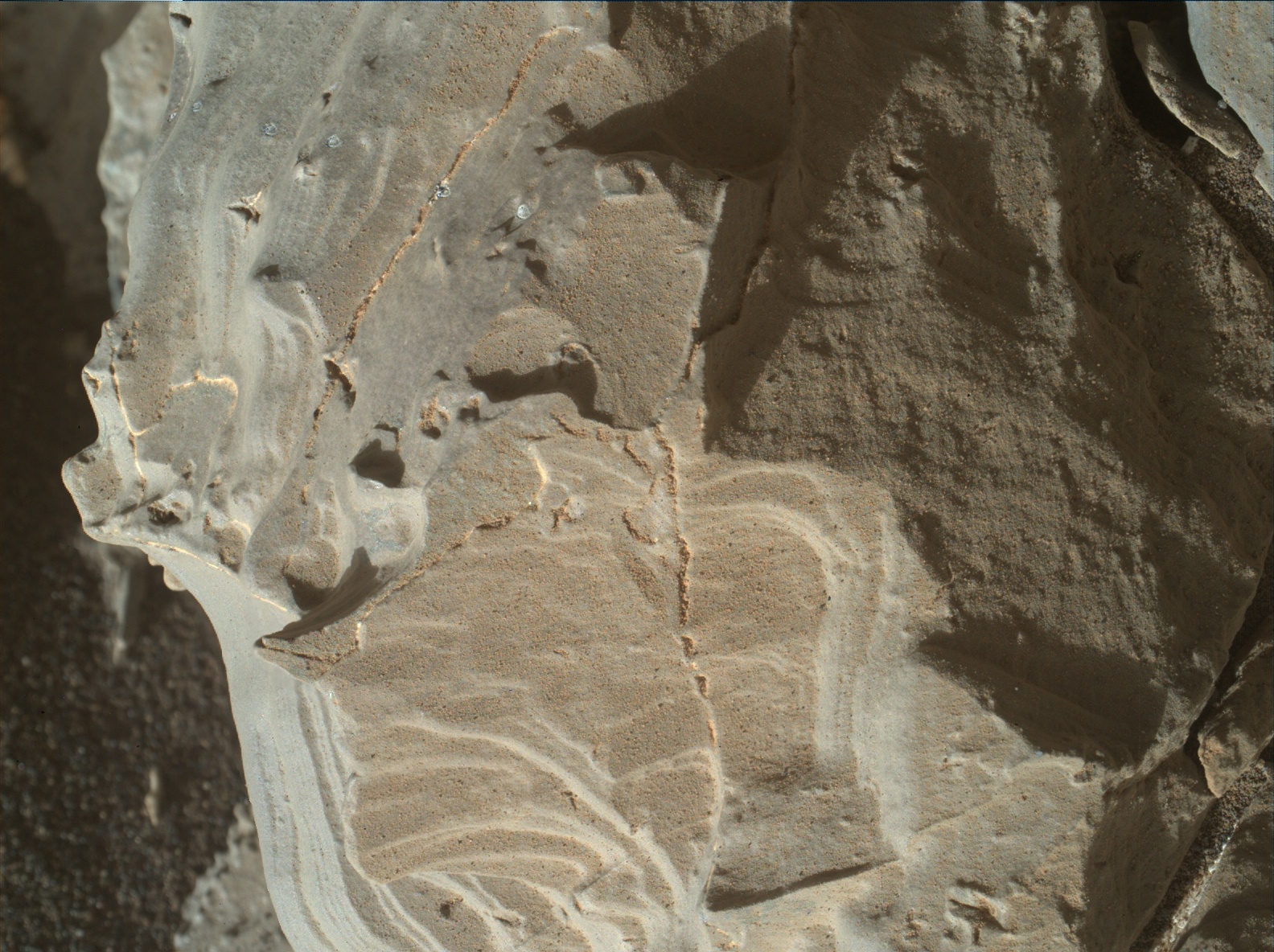 Nasa's Mars rover Curiosity acquired this image using its Mars Hand Lens Imager (MAHLI) on Sol 1939