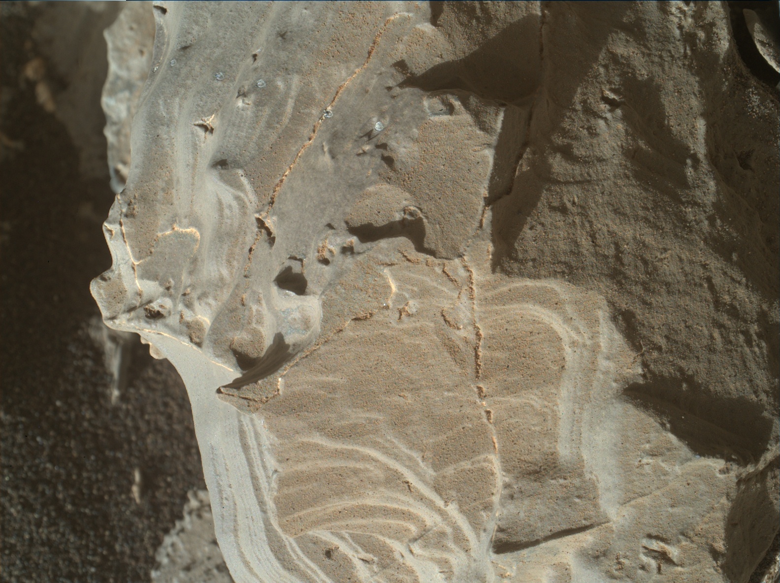 Nasa's Mars rover Curiosity acquired this image using its Mars Hand Lens Imager (MAHLI) on Sol 1939