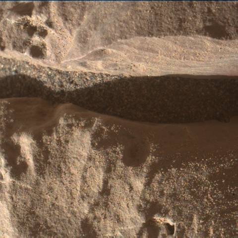 Nasa's Mars rover Curiosity acquired this image using its Mars Hand Lens Imager (MAHLI) on Sol 1945