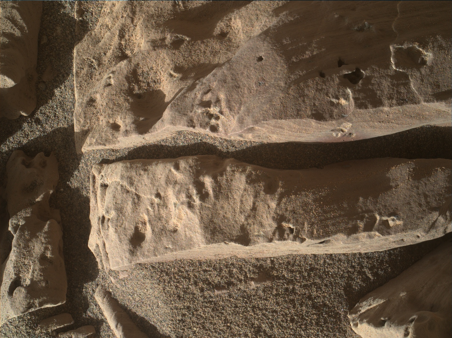 Nasa's Mars rover Curiosity acquired this image using its Mars Hand Lens Imager (MAHLI) on Sol 1946
