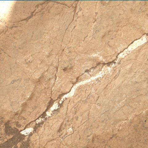 Nasa's Mars rover Curiosity acquired this image using its Mars Hand Lens Imager (MAHLI) on Sol 1950