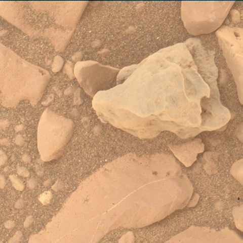 Nasa's Mars rover Curiosity acquired this image using its Mars Hand Lens Imager (MAHLI) on Sol 1954