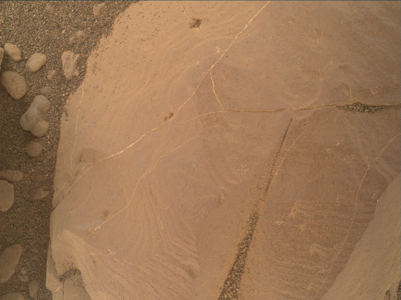 Nasa's Mars rover Curiosity acquired this image using its Mars Hand Lens Imager (MAHLI) on Sol 1955