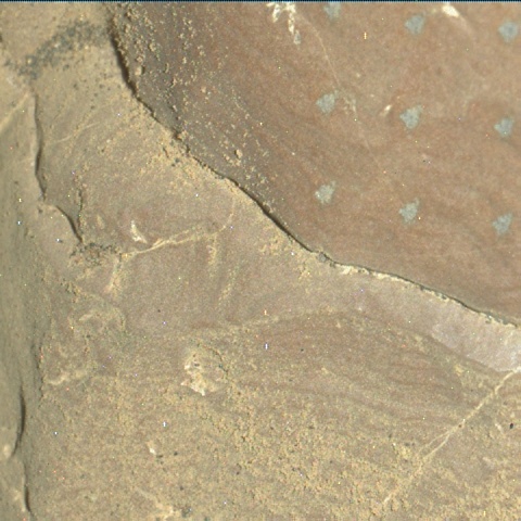 Nasa's Mars rover Curiosity acquired this image using its Mars Hand Lens Imager (MAHLI) on Sol 1961