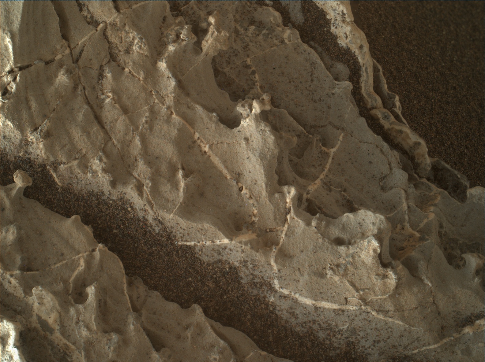 Nasa's Mars rover Curiosity acquired this image using its Mars Hand Lens Imager (MAHLI) on Sol 1964